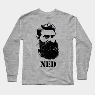 Ned Kelly Outlaw Long Sleeve T-Shirt